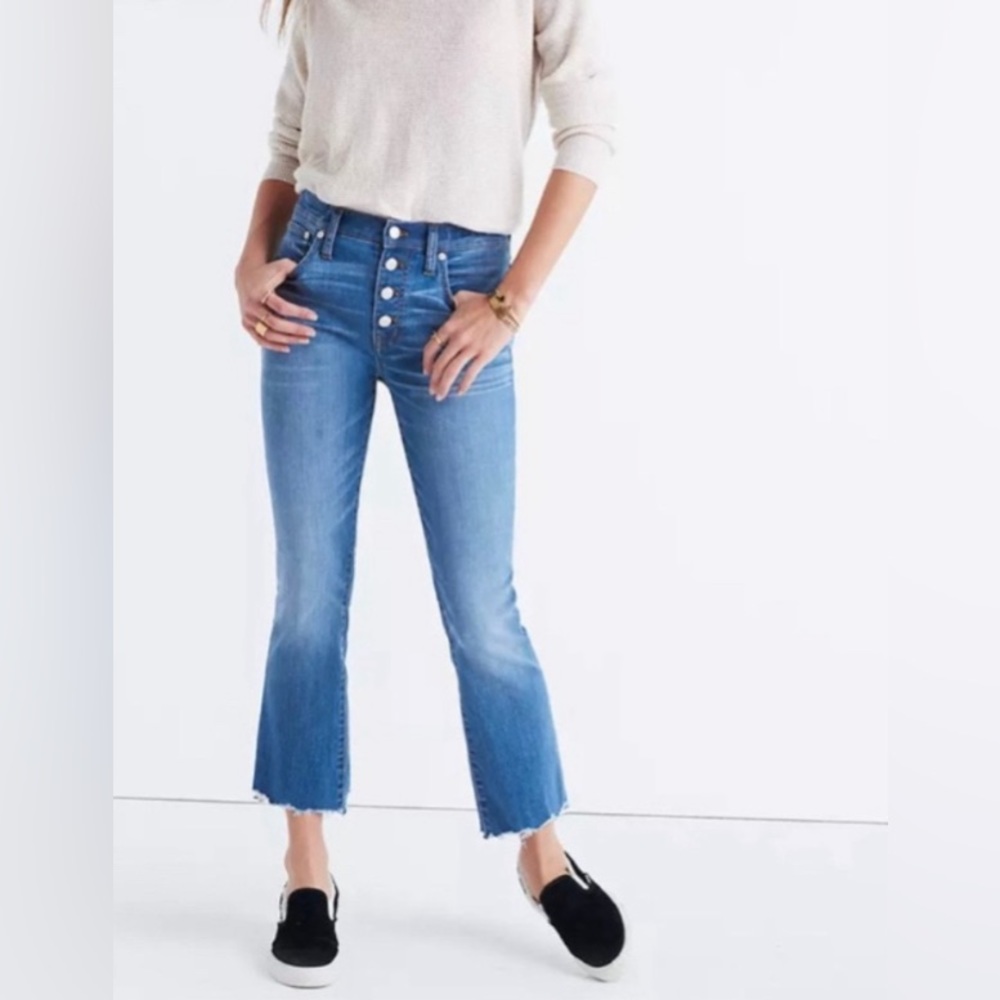 Madewell - Button Down Jeans | Cali Denim Boot Cut